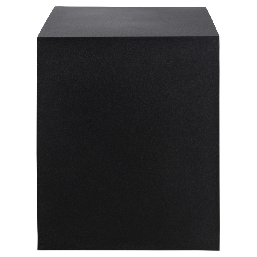 Nightstand with wall mounting option BEKIM black/bamboo