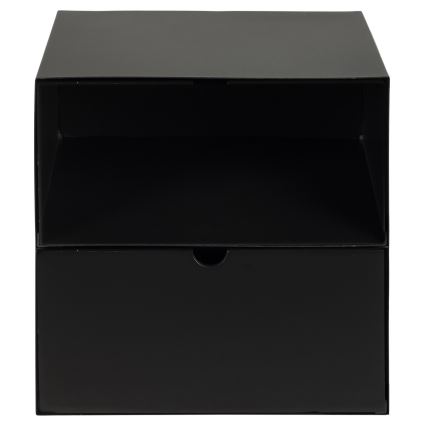 Nightstand with wall mounting option BEKIM black