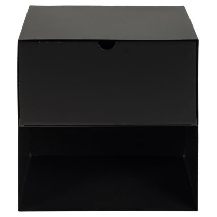 Nightstand with wall mounting option BEKIM black