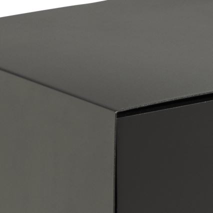 Nightstand with wall mounting option BEKIM black