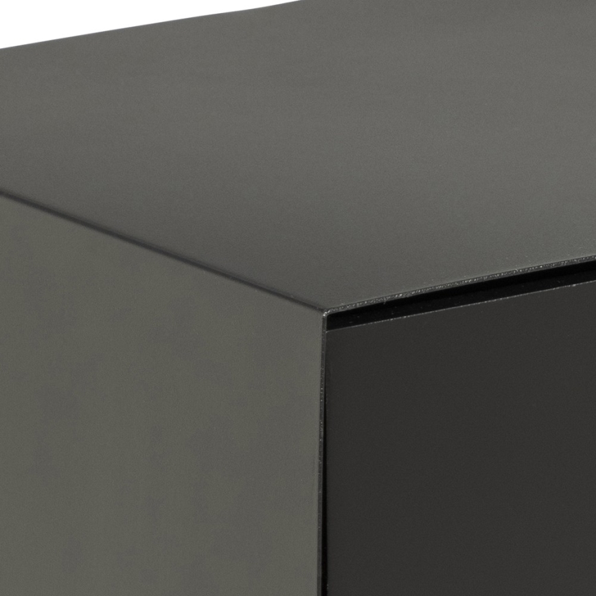 Nightstand with wall mounting option BEKIM black