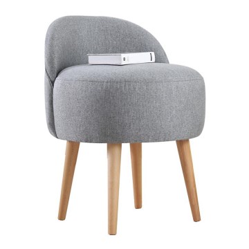 NIKI Kids' Armchair, Ø 46 cm, Grey