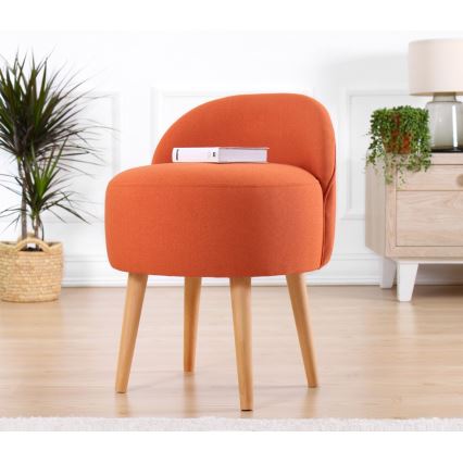 NIKI Stool, Ø 46 cm, Orange