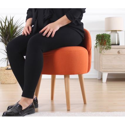 NIKI Stool, Ø 46 cm, Orange
