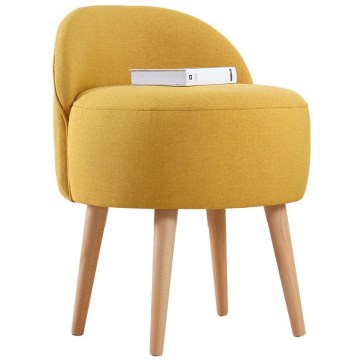 NIKI Stool Ø 46 cm, Yellow