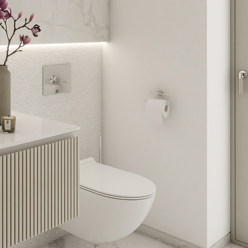 NIMCO BR 11055-26 - Toilet paper holder BORMO shiny chrome
