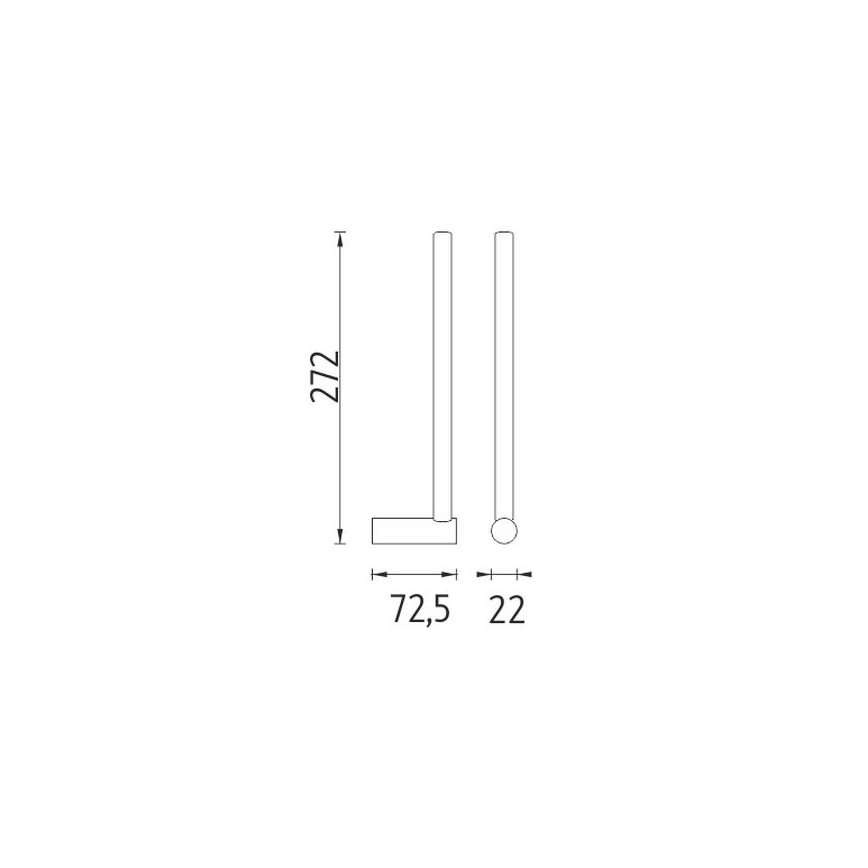 NIMCO BR 11055S-26 - Toilet paper holder BORMO shiny chrome