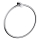 NIMCO BR 11060L-26 - Wall towel holder BORMO d. 20 cm shiny chrome