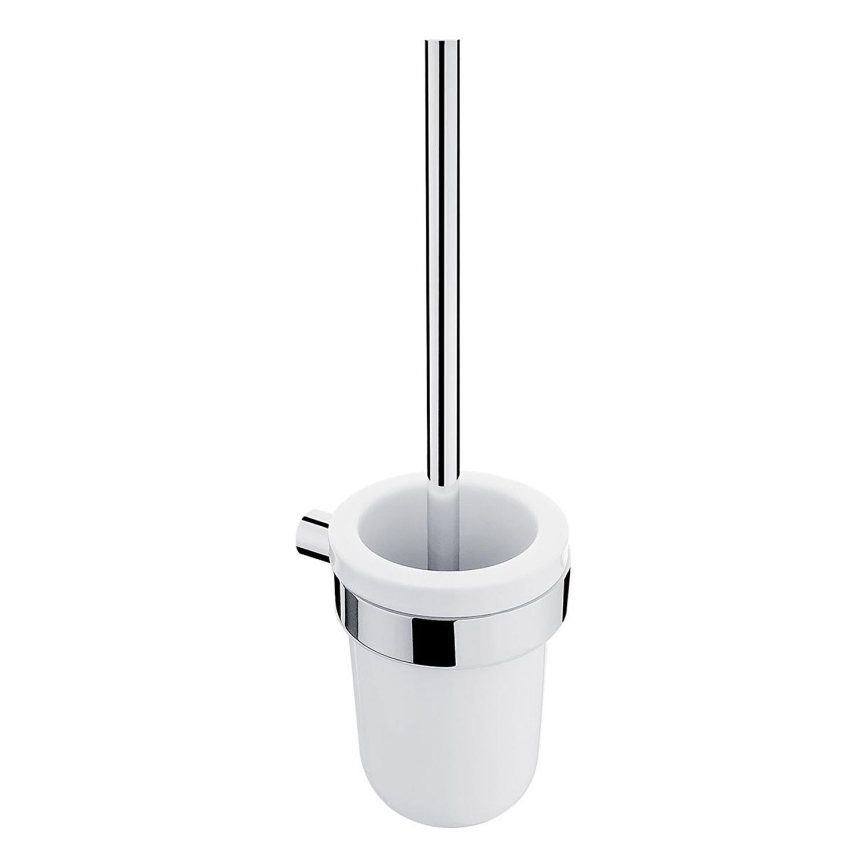 NIMCO BR 11094KU-26 - Wall-mounted toilet brush BORMO white/shiny chrome
