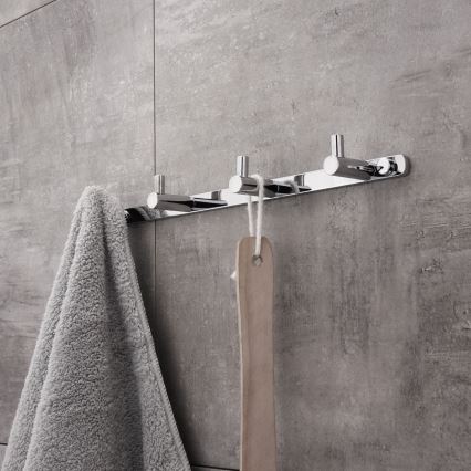 NIMCO BR 11104-26 - Wall towel holder BORMO 30 cm shiny chrome