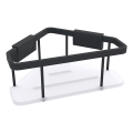 NIMCO Ki-14003-B-90 - Shower wall shelf KIBO matte black/white