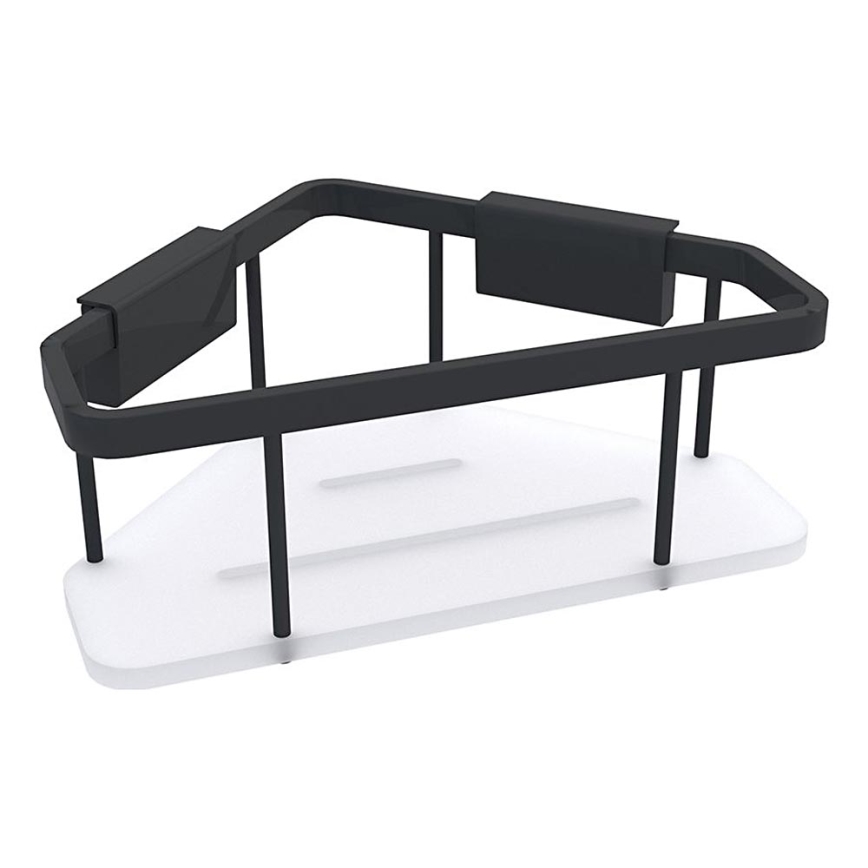 NIMCO Ki-14003-B-90 - Shower wall shelf KIBO matte black/white