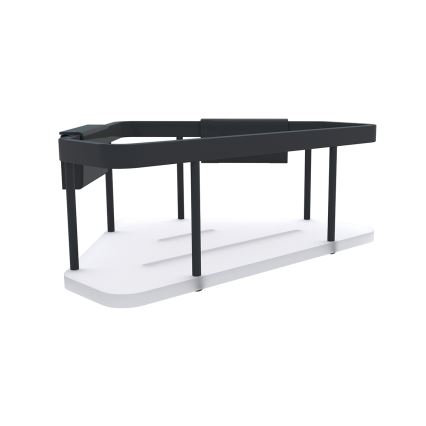 NIMCO Ki-14003-B-90 - Shower wall shelf KIBO matte black/white