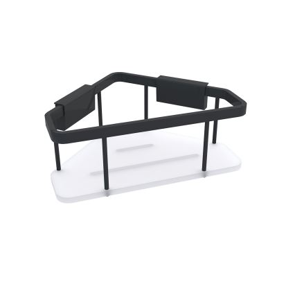 NIMCO Ki-14003-B-90 - Shower wall shelf KIBO matte black/white