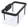 NIMCO Ki-14015-B-90 - Shower wall shelf KIBO matte black/white