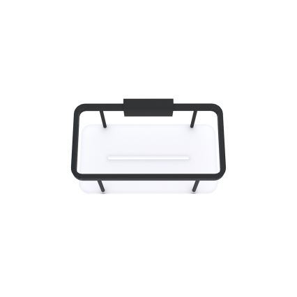 NIMCO Ki-14015-B-90 - Shower wall shelf KIBO matte black/white