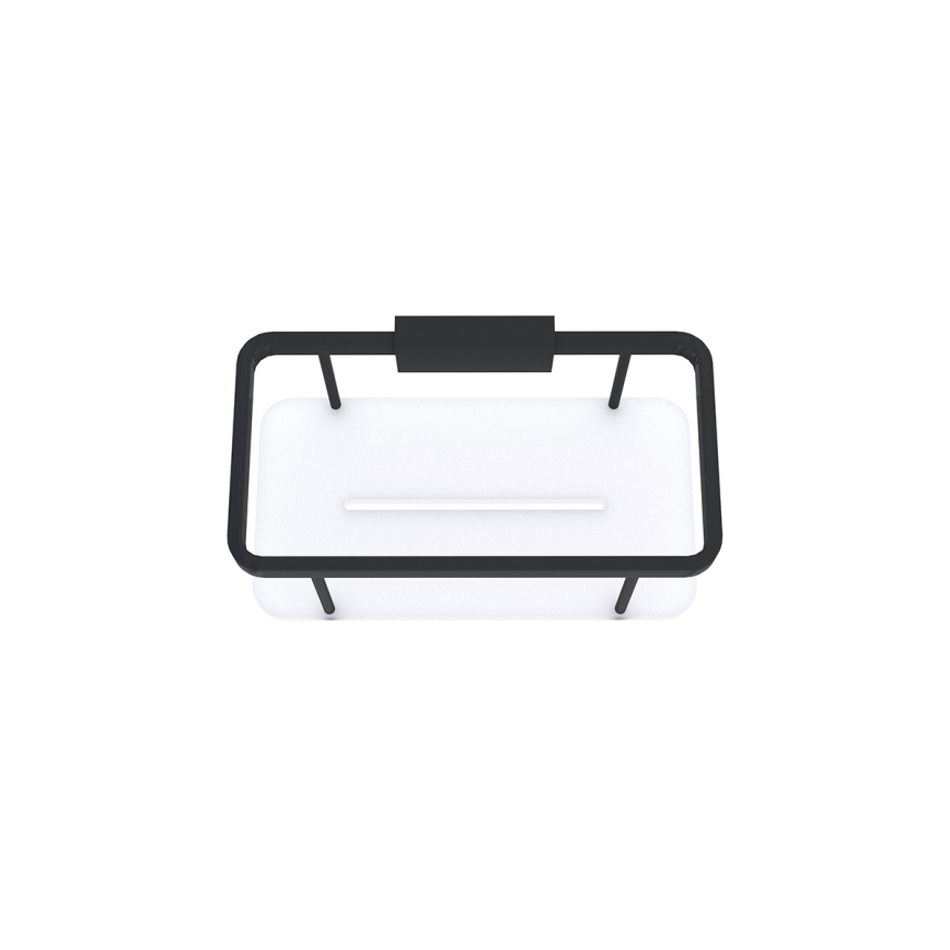 NIMCO Ki-14015-B-90 - Shower wall shelf KIBO matte black/white