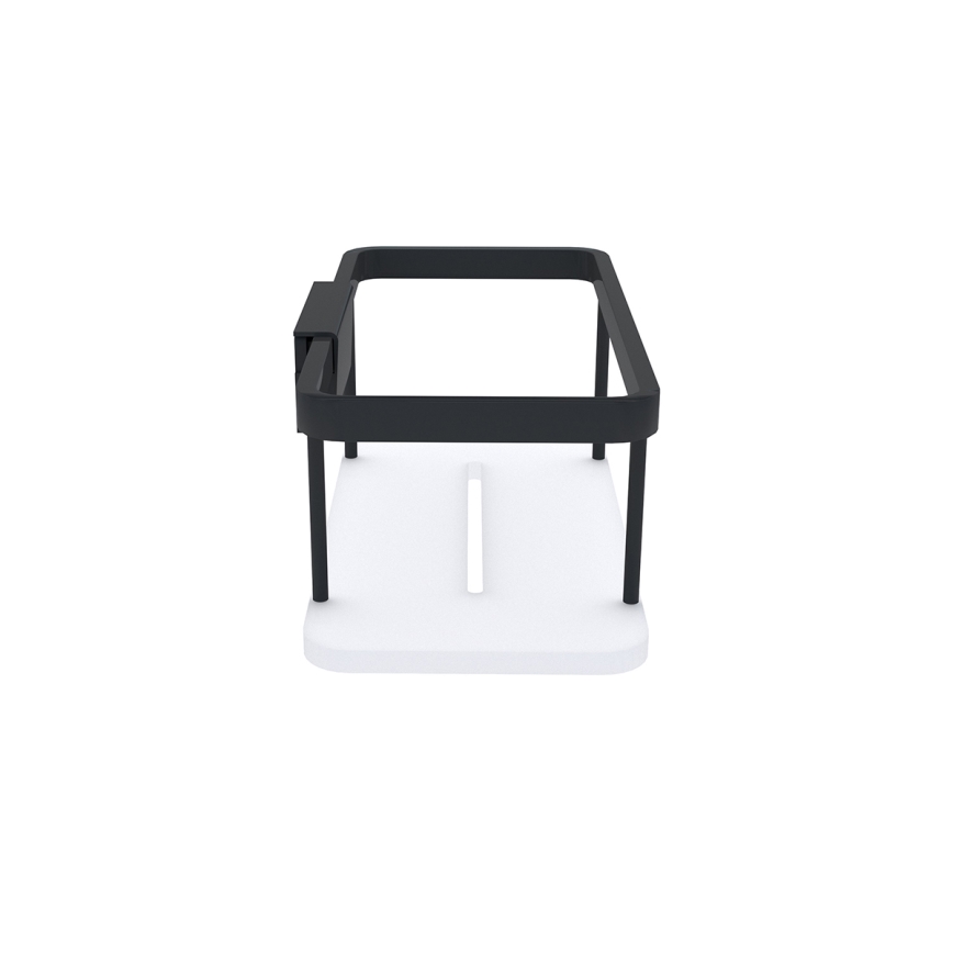 NIMCO Ki-14015-B-90 - Shower wall shelf KIBO matte black/white
