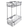 NIMCO Ki 14017D-26 - Two-tier shower wall shelf KIBO shiny chrome