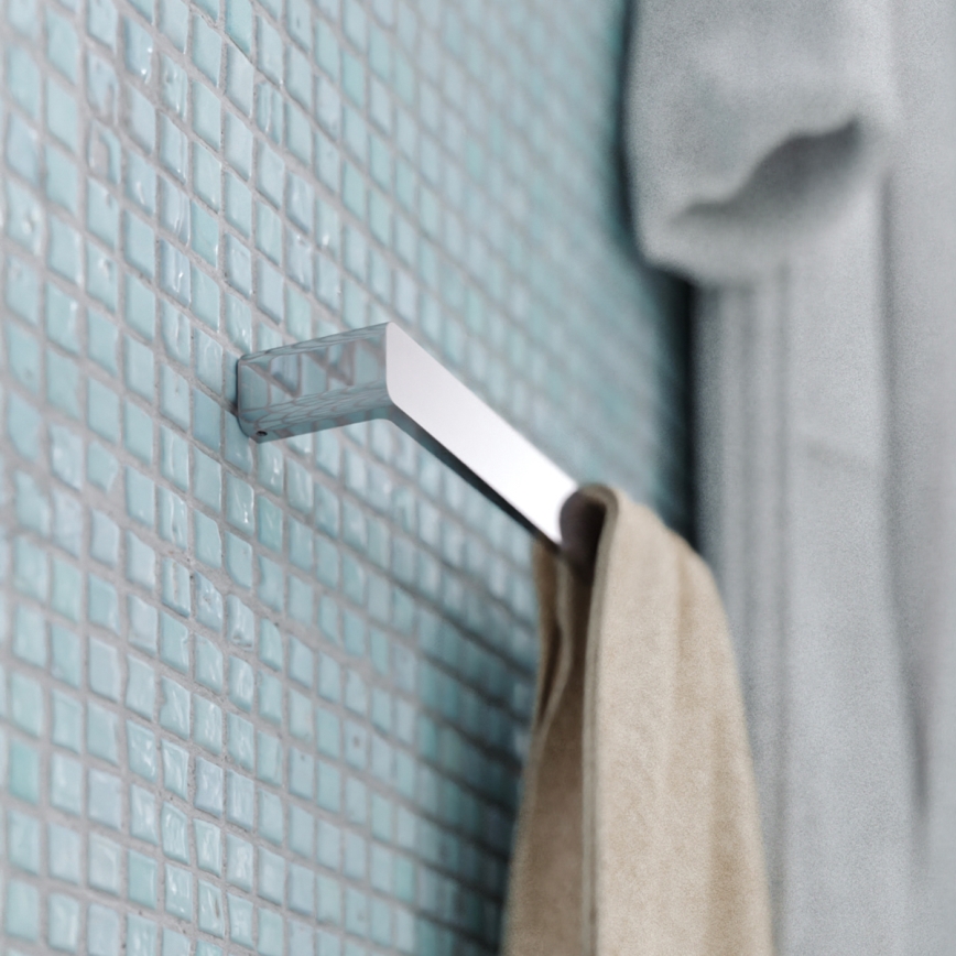 NIMCO MA 29035-26 - Wall towel holder MAYA 36 cm shiny chrome