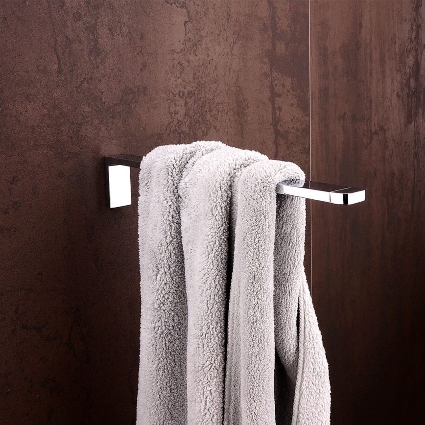 NIMCO MA 29097-26 - Wall towel holder MAYA 37 cm shiny chrome