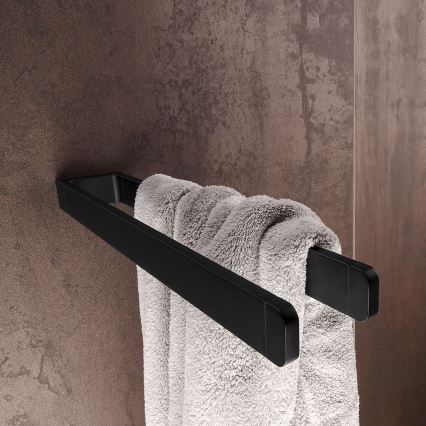 NIMCO MAC 29098-90 - Wall towel holder MAYA 37 cm matte black