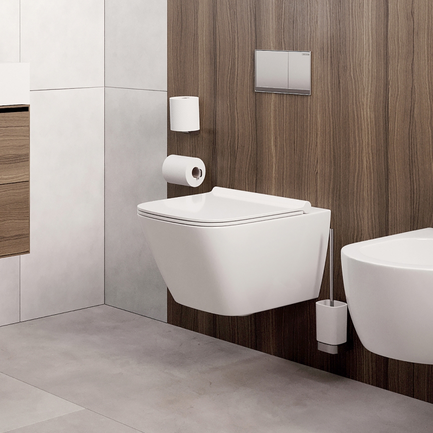 NIMCO NK 30055-26 - Toilet paper holder NIKAU shiny chrome