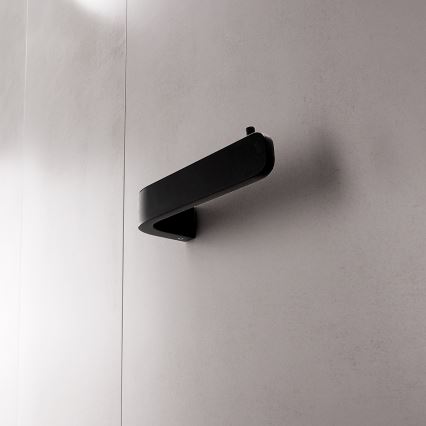 NIMCO NKC set-94KN-90 - Wall-mounted toilet brush and toilet paper holder NIKAU white/matte black