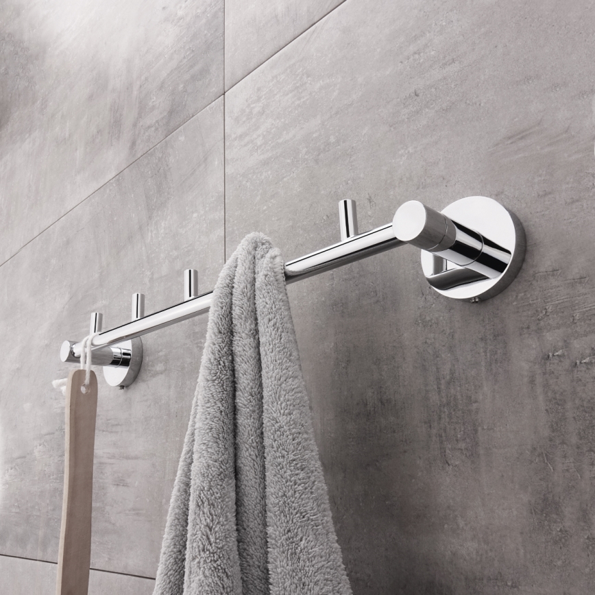NIMCO UN 13054-5-26 - Wall towel holder UNIX 41,5 cm shiny chrome