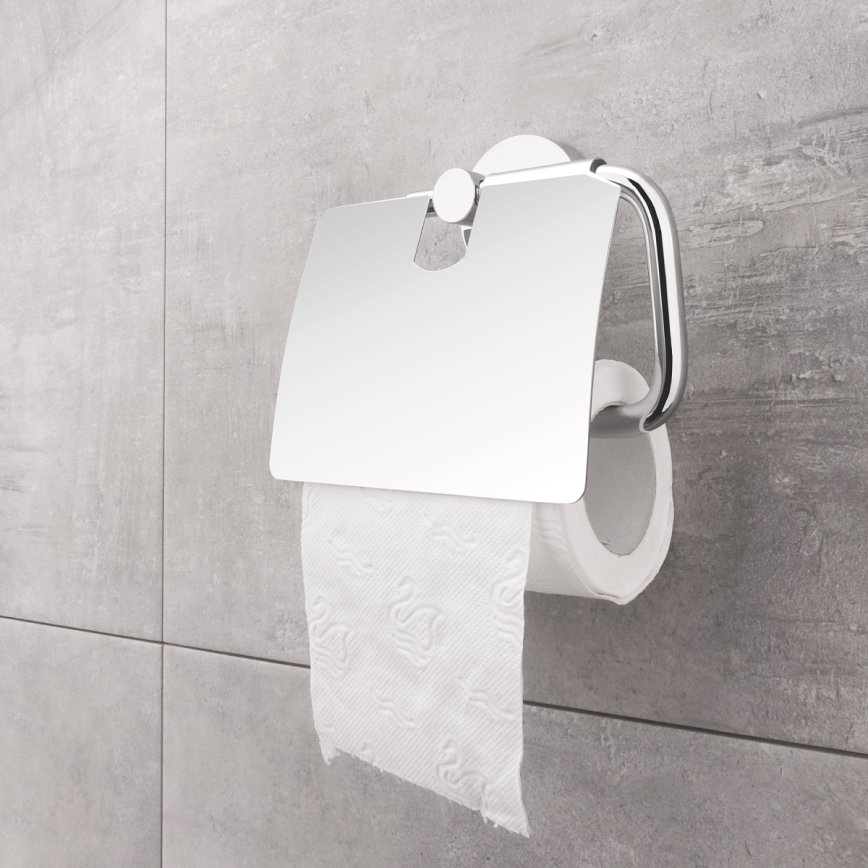 NIMCO UN 13055B-26 - Toilet paper holder UNIX shiny chrome