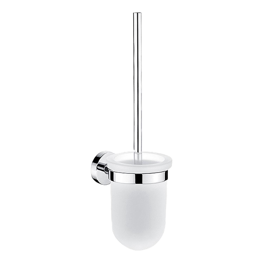 NIMCO UN 13094WN-26 - Wall-mounted toilet brush UNIX matte glass/shiny chrome