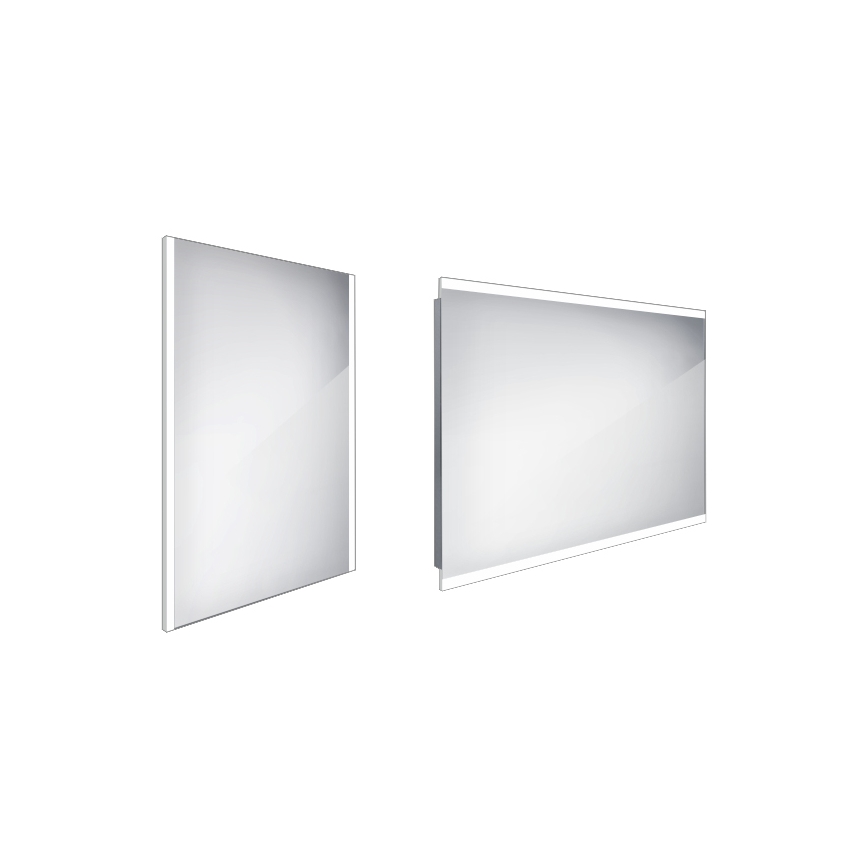 NIMCO ZP 11002 - Backlit LED Bathroom Mirror LED/24W/230V 6500K 80x60 cm IP44