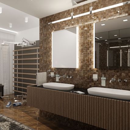 NIMCO ZP 11002 - Backlit LED Bathroom Mirror LED/24W/230V 6500K 80x60 cm IP44