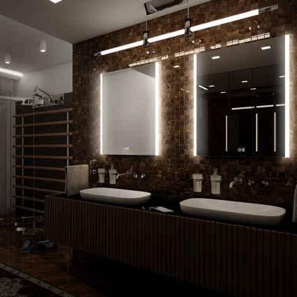 NIMCO ZP 11002VX - Dimmable LED Backlit Bathroom Mirror LED/24W/230V 3000-6500K 80x60 cm IP44
