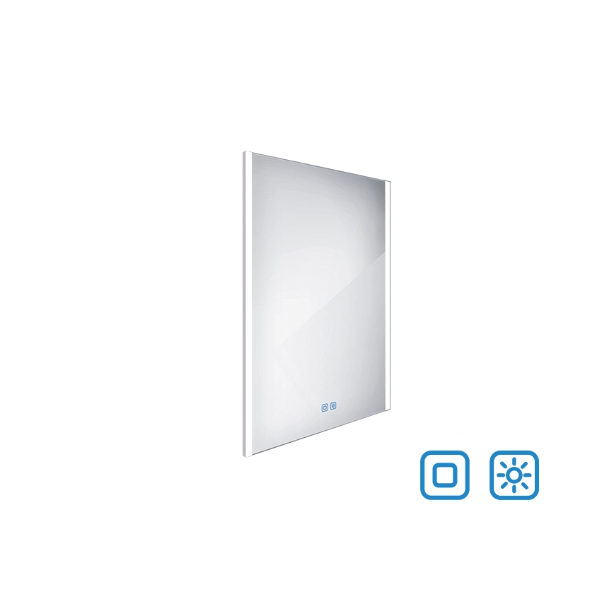 NIMCO ZP 11002VX - LED Dimmable bathroom backlit mirror LED/24W/230V 3000-6500K 80x60 cm IP44