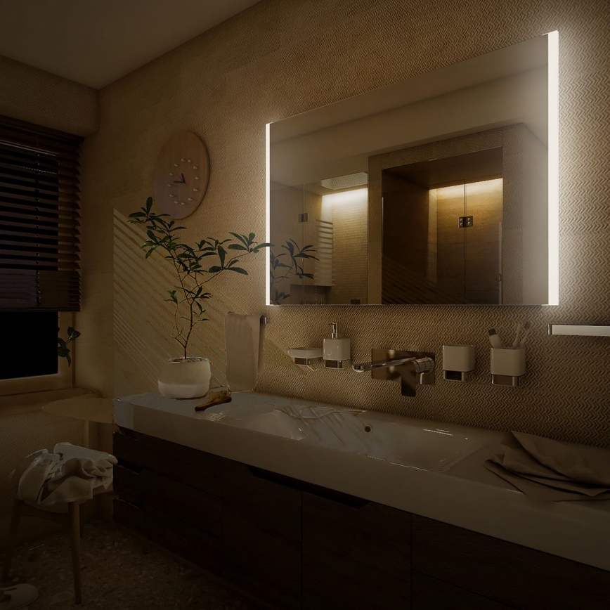 NIMCO ZP 11003 - Backlit LED Bathroom Mirror LED/21W/230V 6500K 70x80 cm IP44