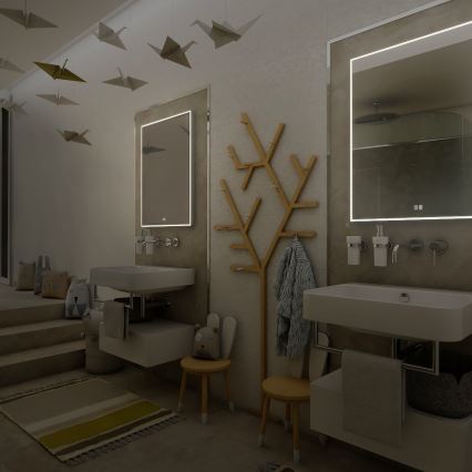 NIMCO ZP 13001VX - Dimmable LED Backlit Bathroom Mirror LED/35W/230V 3000-6500K 70x50 cm IP44