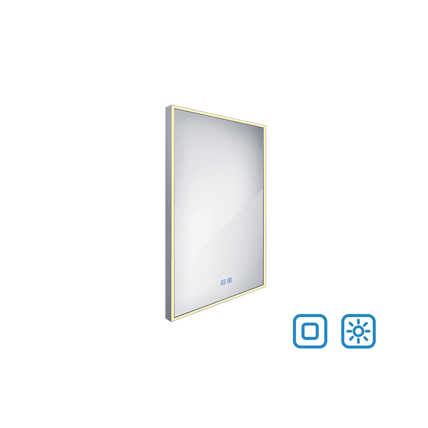 NIMCO ZP 13001VX - Dimmable LED Backlit Bathroom Mirror LED/35W/230V 3000-6500K 70x50 cm IP44