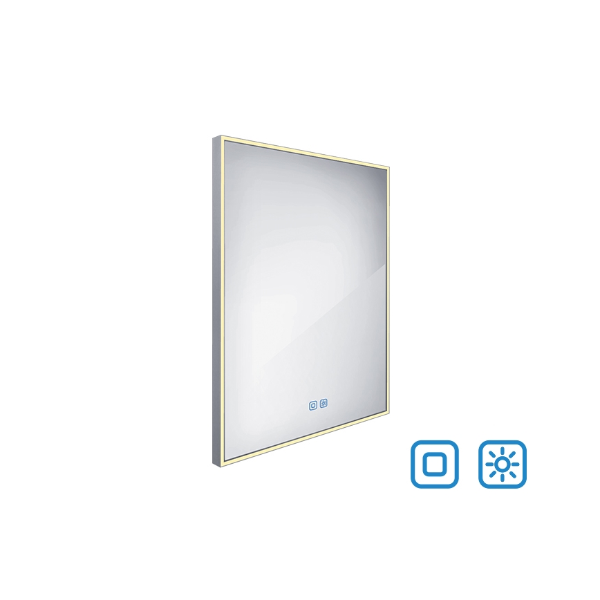 NIMCO ZP 13002VX - Dimmable LED backlit bathroom mirror LED/41W/230V 3000-6500K 80x60 cm IP44