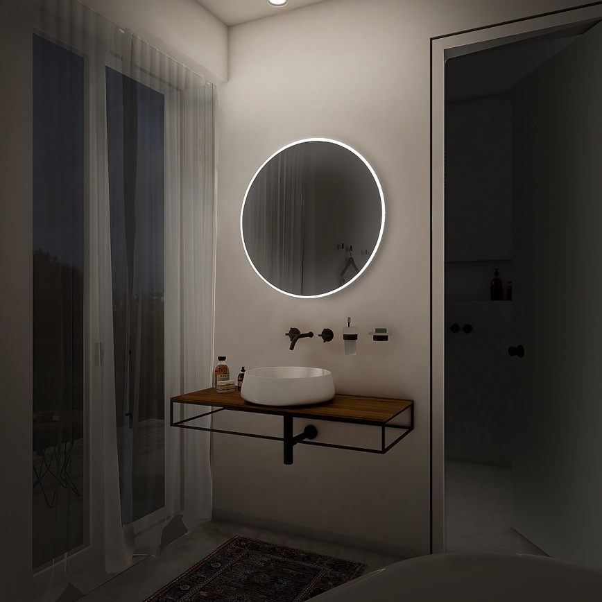 NIMCO ZP 26000R - LED Bathroom backlit mirror LED/26W/230V 6500K d. 60 cm IP44