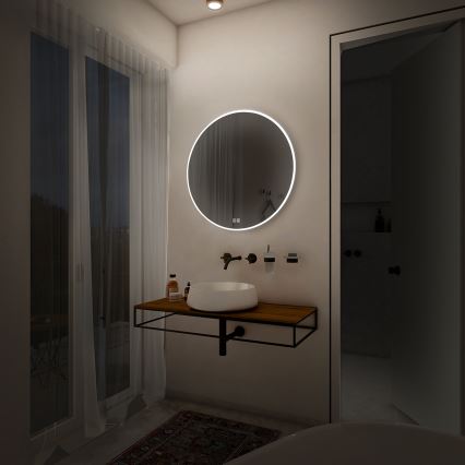 NIMCO ZP 26000RVX - LED Dimmable Backlit Bathroom Mirror LED/26W/230V 3000-6500K Ø 60 cm IP44