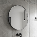 NIMCO ZPC 31000RVX-90 - LED Dimmable bathroom backlit mirror LED/20W/230V 3000-6500K d. 60 cm matte black IP44