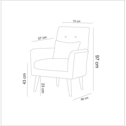 NIMO Armchair - Grey