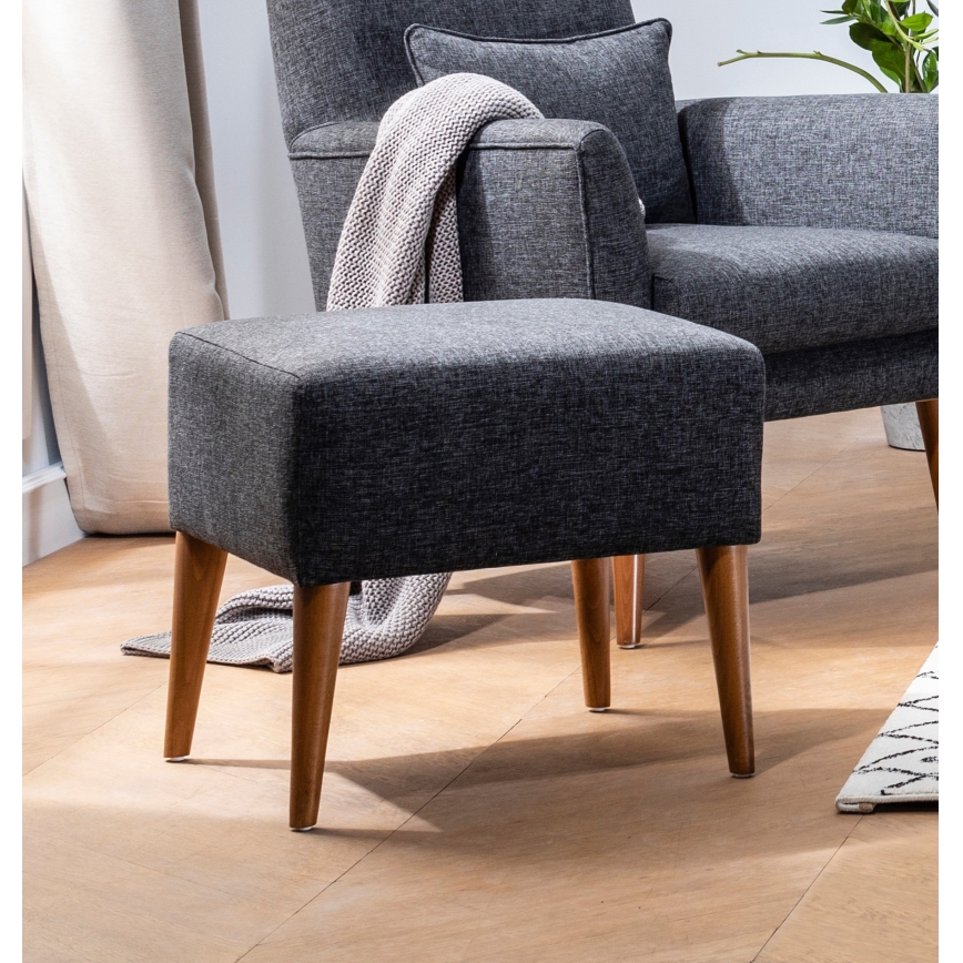 NIMO Ottoman 46x50 cm Gray