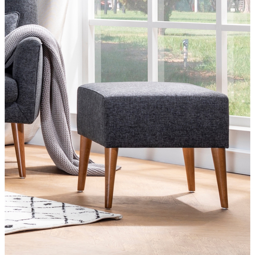 NIMO Ottoman 46x50 cm Gray