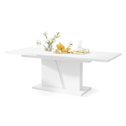 NINO Extendable Dining Table, White