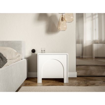 NIO Bedside Table, White