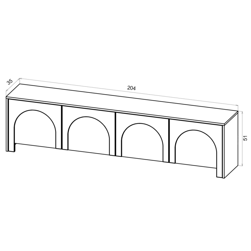 NIO TV Stand, Black