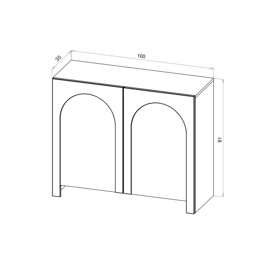 NIO White Chest of Drawers