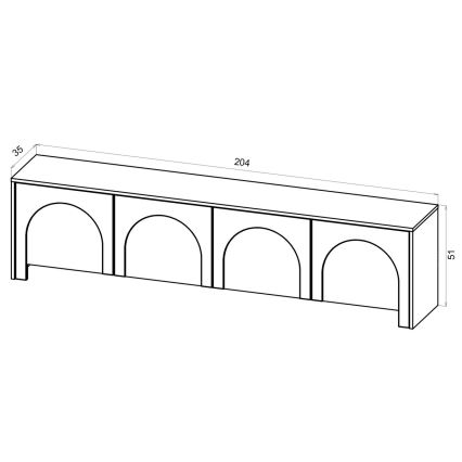 NIO White TV Cabinet
